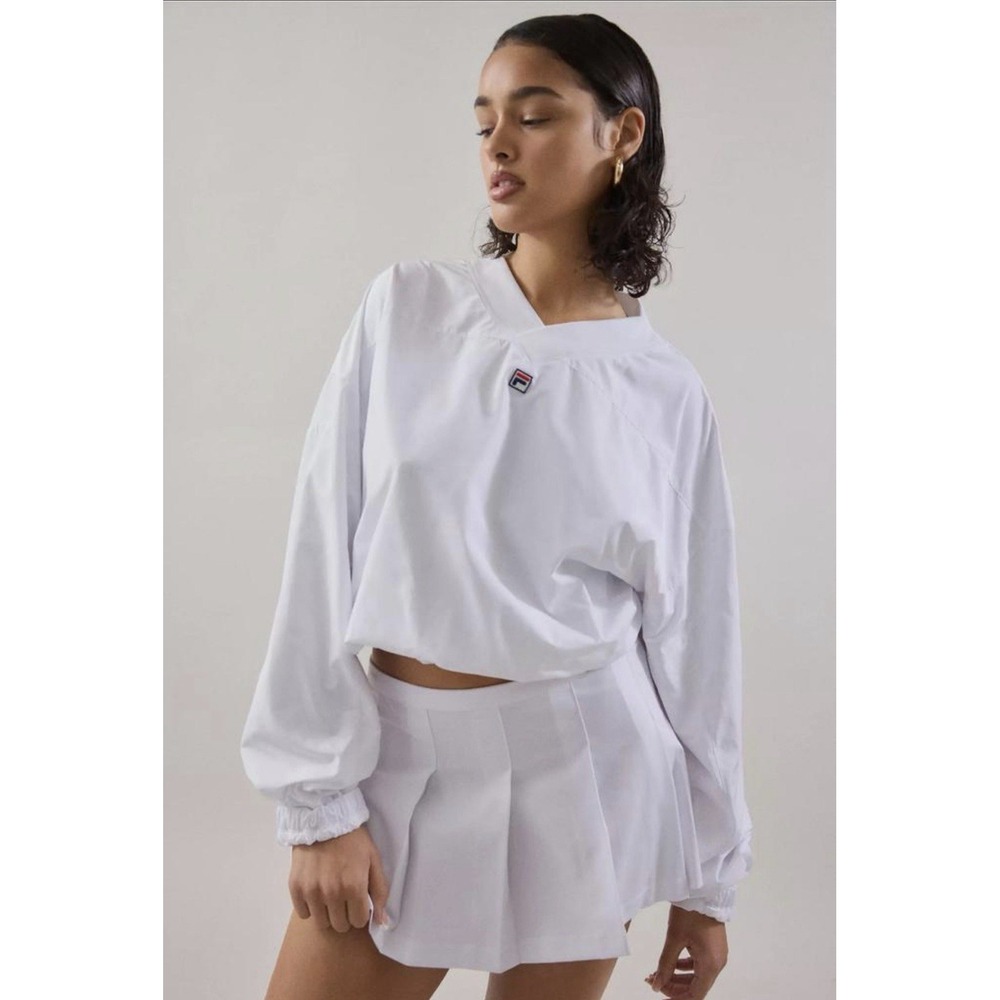 Fila X Hailey Justin Bieber Womens Medium V Neck WindBreaker Pullover